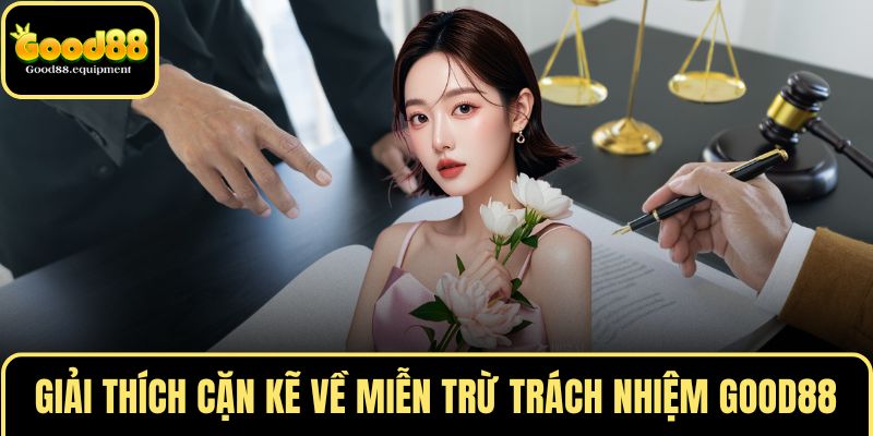 Giải thích cặn kẽ về miễn trừ trách nhiệm GOOD88