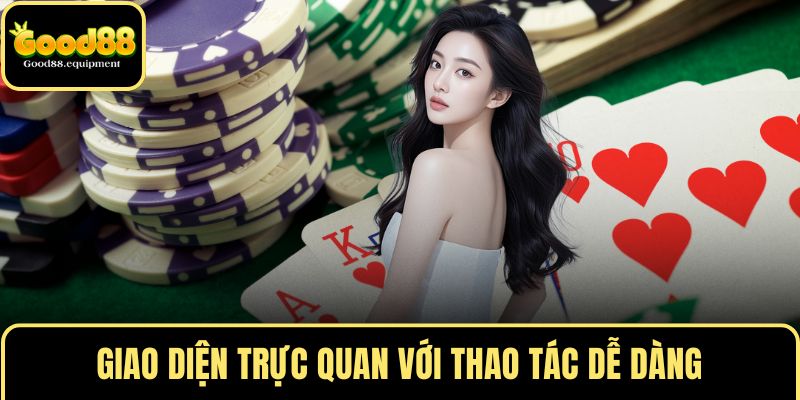 Giao diện trực quan với thao tác dễ dàng